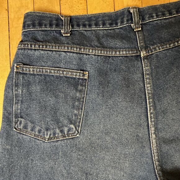 Saddle King Vintage Blue Jeans Men’s 42x34 Made In USA Regular Wash - Picture 15 of 16